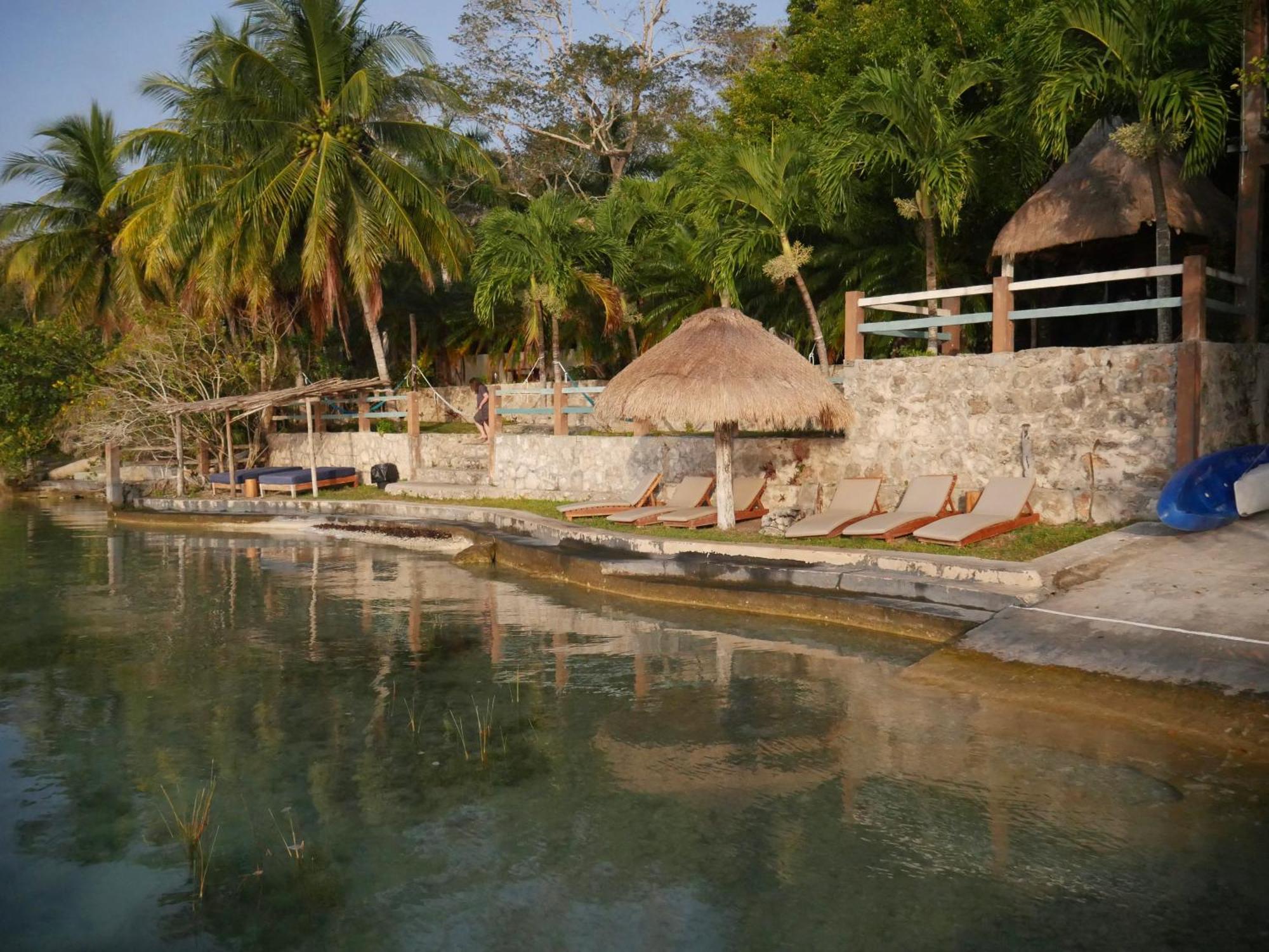 Villa Santuario Lake Front Oasis Bacalar Exterior foto